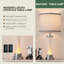 Lampe de bureau moderne en cristal