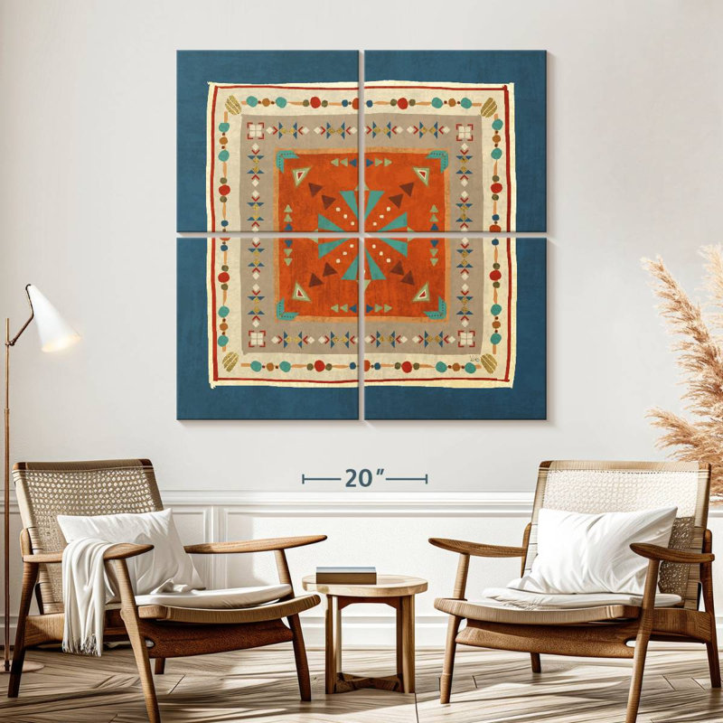 Lelar Southwest At Heart Tile V, H 57 po x l 57 po
