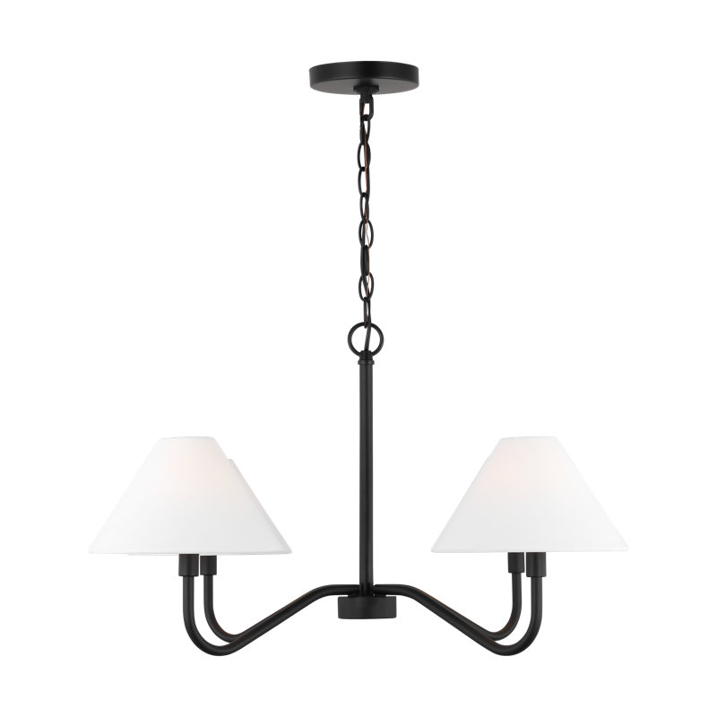 Eldon Medium Chandelier, Midnight Black
