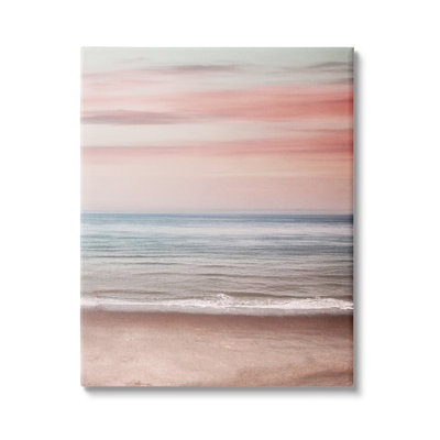 Ba-073-Framed " Pastel Shore Sunset " by Lil' Rue