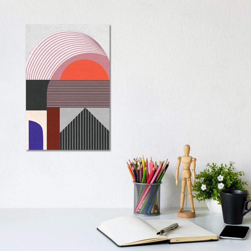 Sundown Meditation II by Melissa Wang - Wrapped Canvas Gallery-Wrapped Canvas Giclée, 20.32 cm H x 30.48 cm W