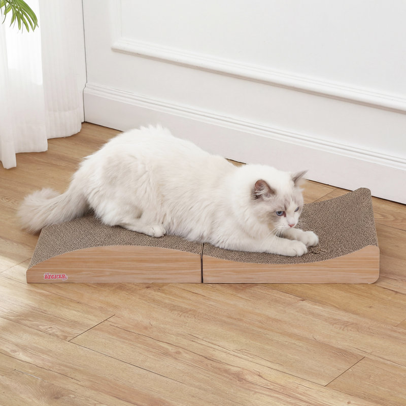 Grattoir pour chat Elmin, Finition de bois de chêne