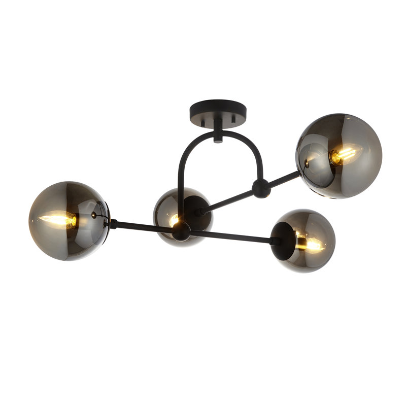 Cadel Glass Semi Flush Mount