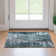 Premium Machine Washable Prisco Teal Rug