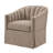 Milnor Sanibel Skirted Swivel Accent Chair-810604553