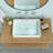 24"X16" White Ceramic Rectangular Vessel Bathroom Sink