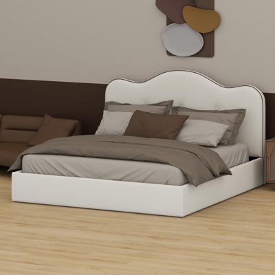 Contemporary Platform Bed Base for Minimalist Interiors