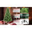 Arbre de Noël traditionnel de 6 pi avec 1339 pointes Pe + réalistes, construction à charnières pour une installation rapide et facile, support en métal décorations des Fêtes aspect naturel, installation rapide et stable