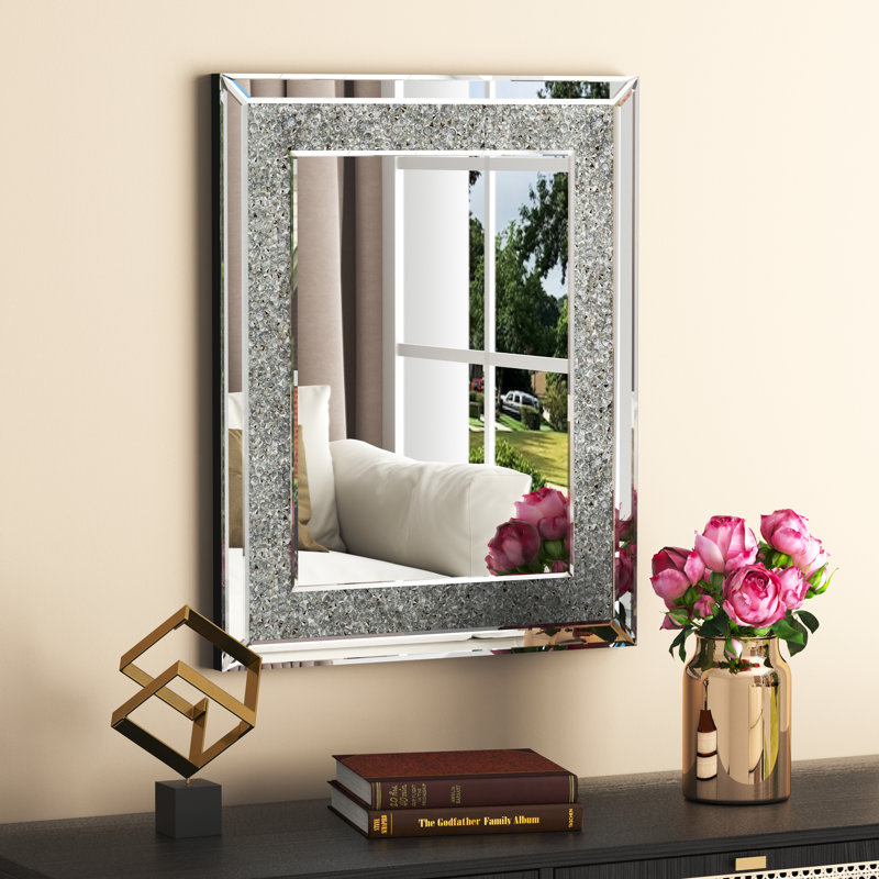Miroir d'appoint mural Faustine, 20 po x 16 po