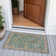 Machine Washable Indoor/Outdoor Xhevrie Teal Rug