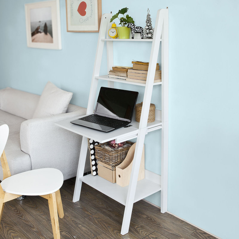 Wilde 160cm H x 64cm W Ladder Bookcase