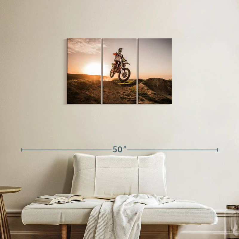 Dirt Bike Racer, H 20 po x l 33 po