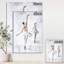 Aquarelle florale, danses de ballerines, peinture sur toile - Danses de ballerines II-55952396