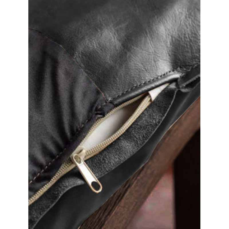 Fauteuil club en cuir Daze