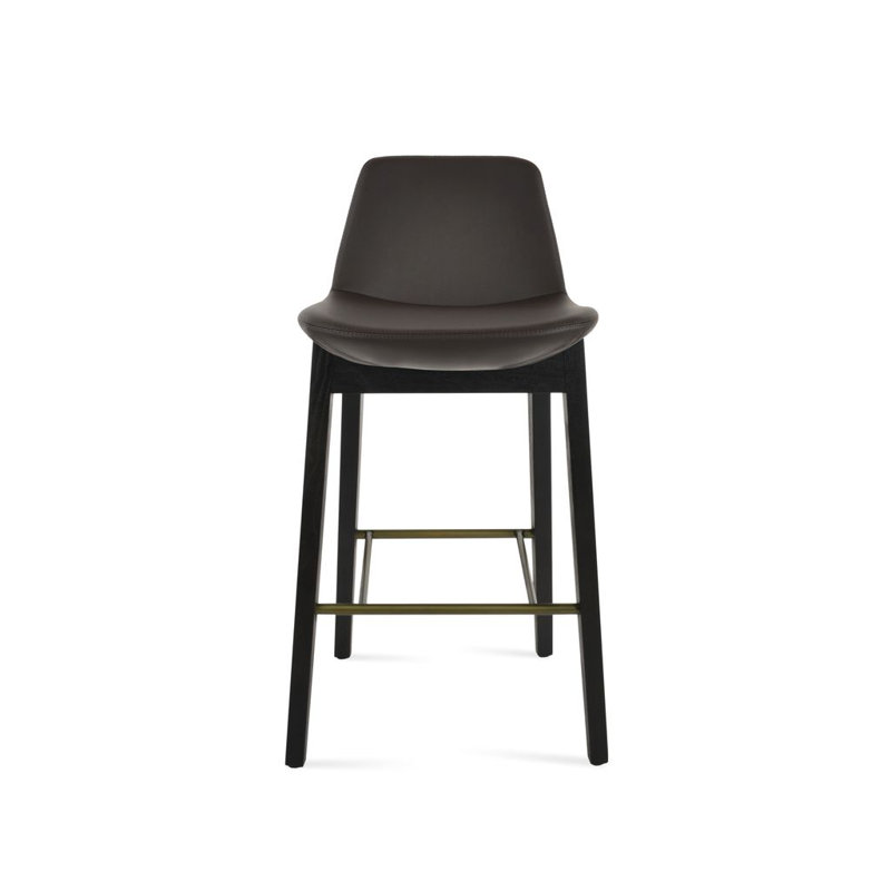 Pera HB Wood Counter, Bar Stool (29" Seat Height), Brown PPM