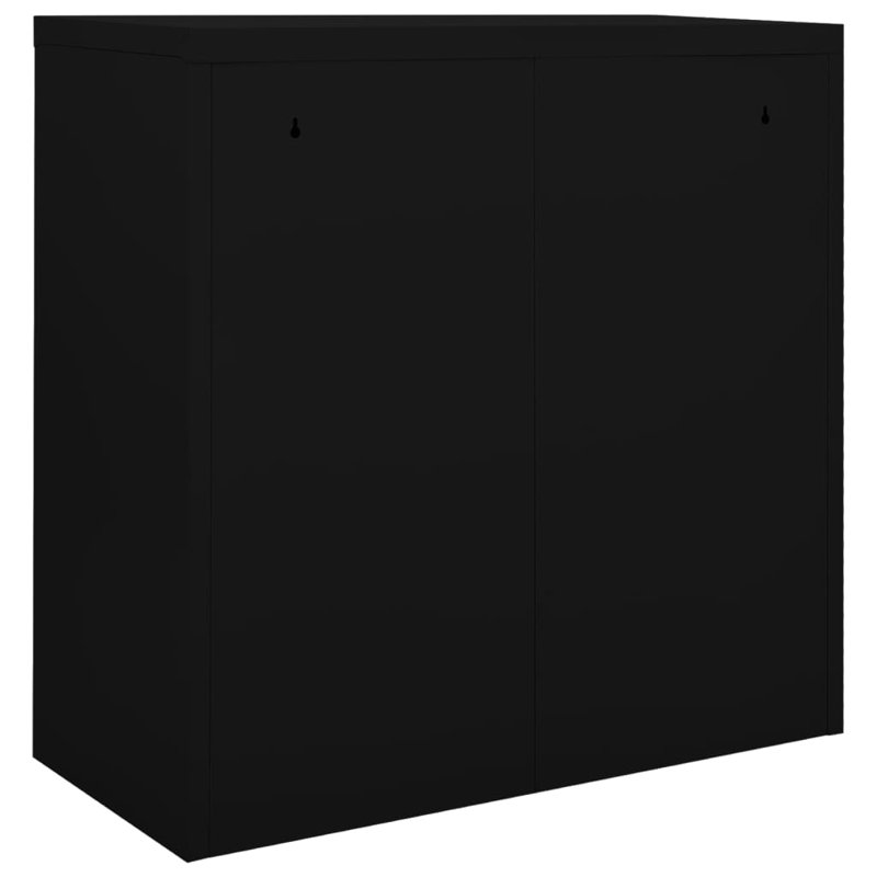 Mikeil Storage Cabinet Sideboard Accent Buffet Cabinet for Entryway Steel, Black