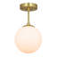 Plafonnier semi-encastré 1 lumière Andren-1115016047