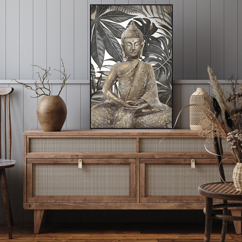 Buddha Bundle Black - Picture Frame Drawing