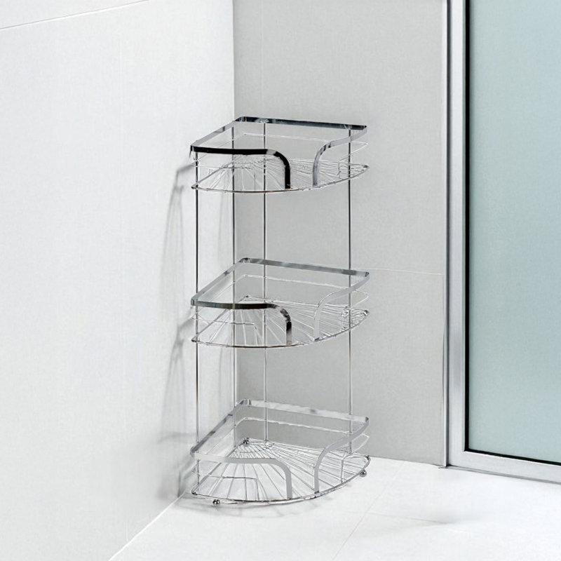 Bodin Shower Caddy, Polished Chrome