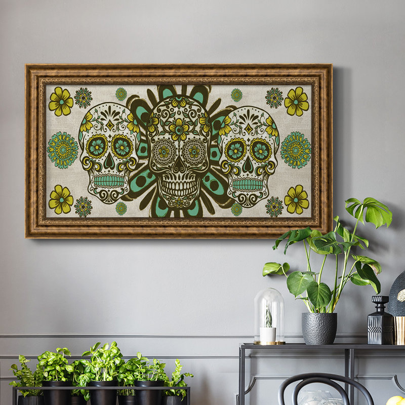 Collection Dia De Los Muertos, reproduction d'art sur toile, H 29 po x l 53 po x P 1 po