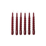 Lacquered Twisted Taper Candles