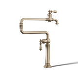 Artifacts® Single-Hole Deck-Mount Pot Filler with Extended Spout