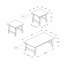 Ensemble de table, ensemble 3 pièces, café, bout, côté, accent, stratifié, transitionnel-160360111
