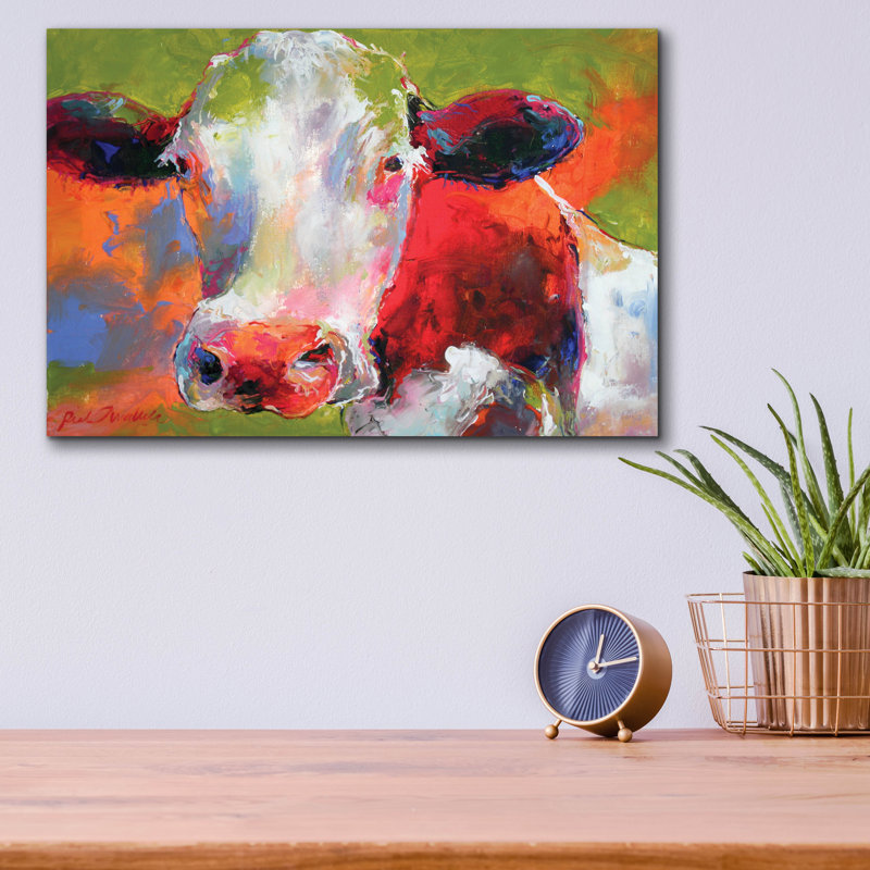 «Art Cow» par Richard Wallich, H 12 po x l 16 po x P 0,13 po