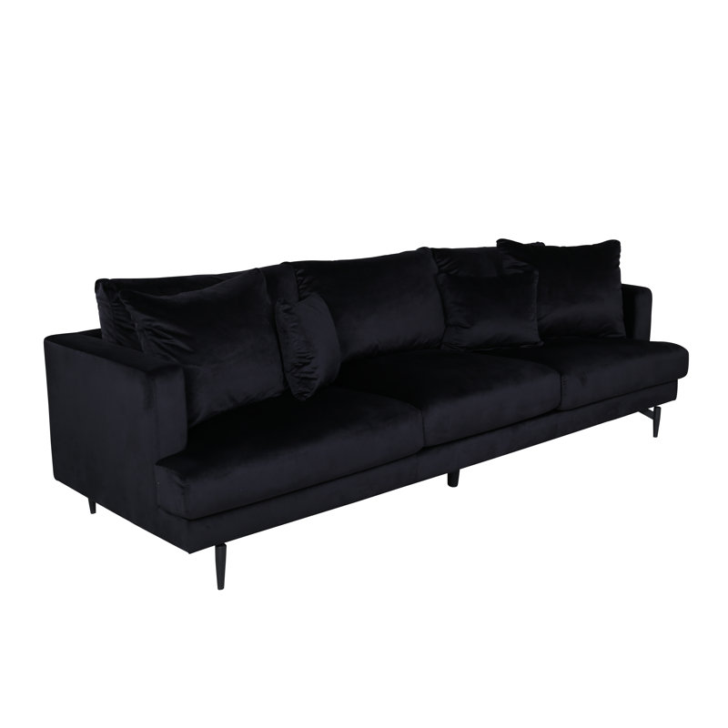 Sofia 3 Seater Sofa, Black
