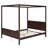 Canopy Platform Bed With Headboard And Footboard,Slat Support Leg-953717969