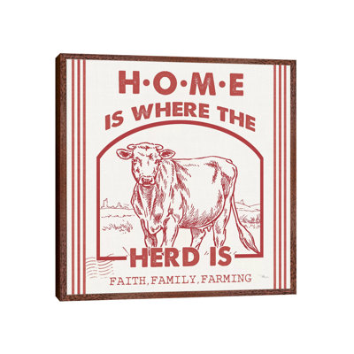 Vintage Farmhouse IV 1 Piece Wall Art on Canvas