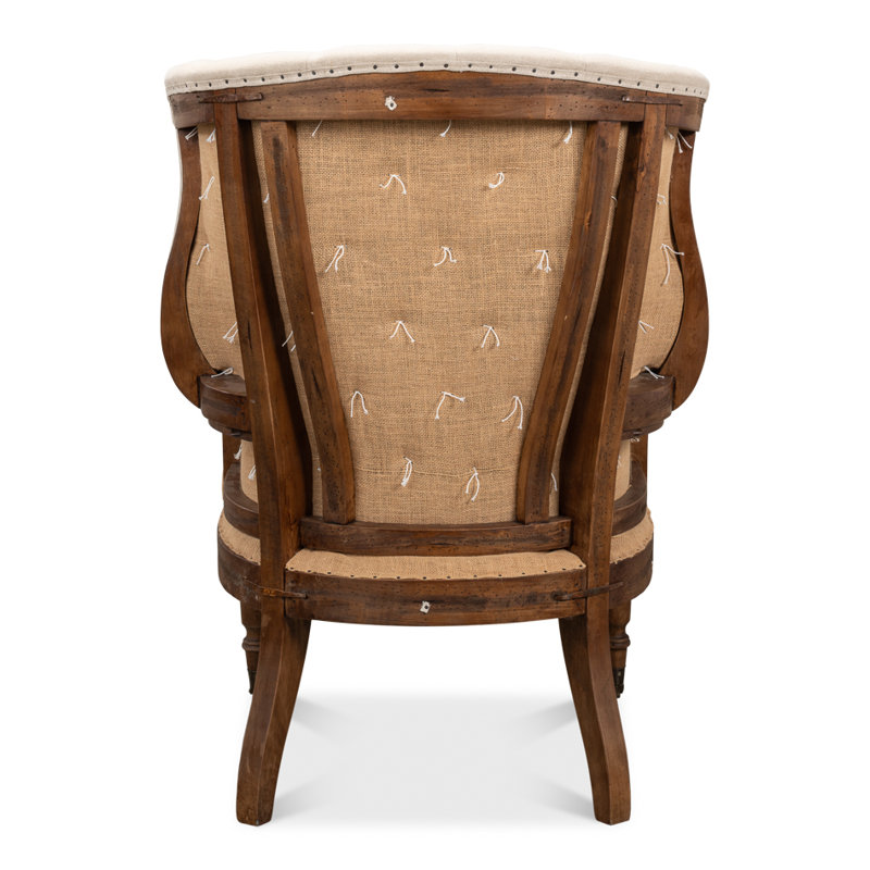 Welsh Leather Wingback Chair