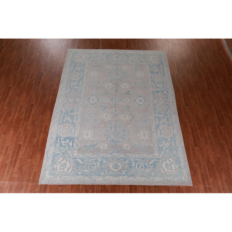 Tapis turc gris Oushak 9x12