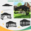 15 pi L 10 pi x Pavillon de jardin avec moustiquaire-100081947