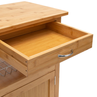 OIA Wood Kitchen Cart & Reviews | Wayfair