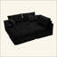 Canapé-lit en coin avec méridienne à compression Corduroy, canapé modulaire en forme de L avec éponge à haute densité, canapé convertible sans assemblage requis pour le salon, appartement, chambre d'amis-130201876
