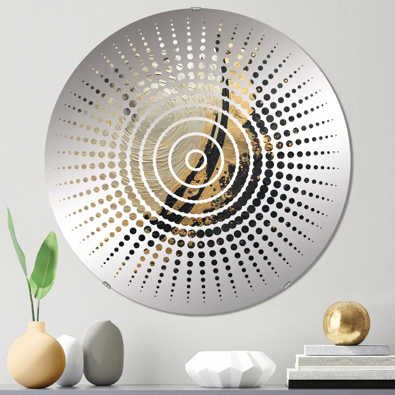 Anasta - Sun Circles Wall Mirror, 31.4" x 31.4"