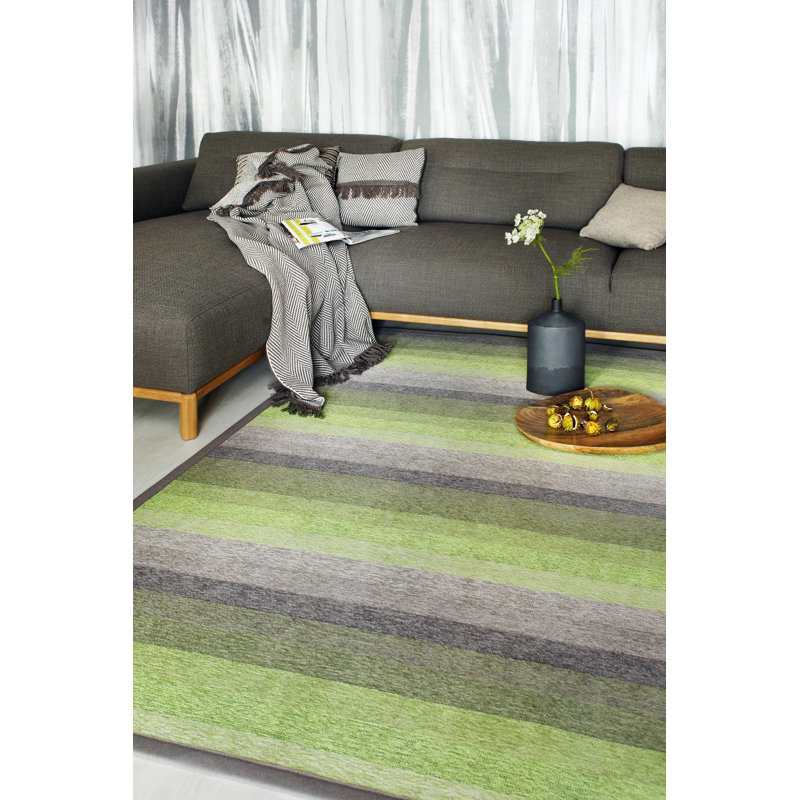 Railey Striped Hand Woven Area Rug, Rectangle 200 x 300cm