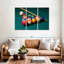 «Billiard Game Installation», 3 pièces sur toile-98562795