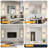 Brushed Nickel LED Metal Battery Operated Wall Sconces-92183505