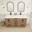 Ensemble de meuble-lavabo autoportant avec lavabo double 59,4 po Carla-13354663