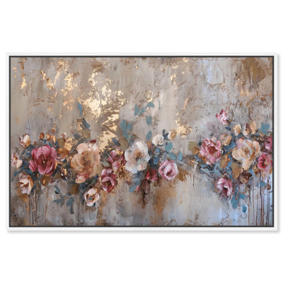 Fleur de Ruin II Canvas Fancy Floral Art by Art Remedy