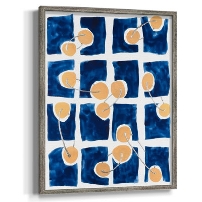 Abstract Puzzle I Framed Print - Solid Wood
