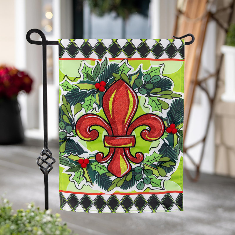 Drapeau de jardin Holiday Fleur De Lis