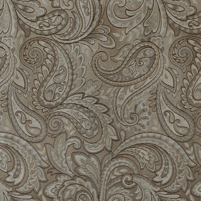 Paire de rideaux en jacquard, L 50 po x L 108 po, Bourgogne