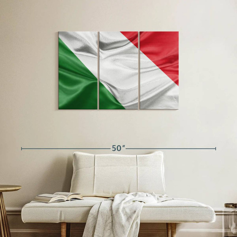 Drapeau italien Borges, H 24 po x l 38 po