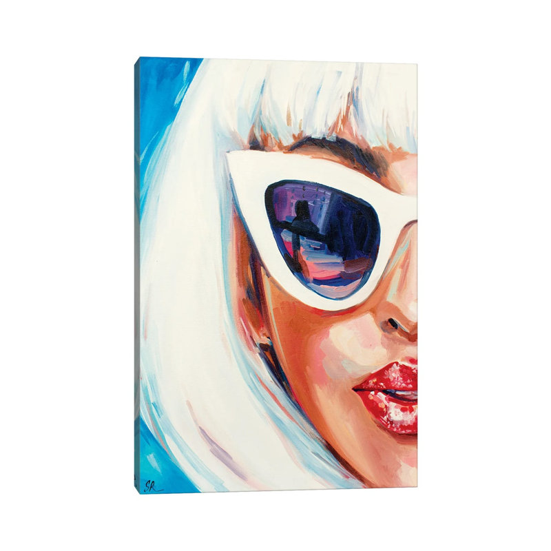 Without Any Meaning Behind by OLena Art - Painting on Canvas, Wrapped Canvas, 20.32 cm H x 30.48 cm W