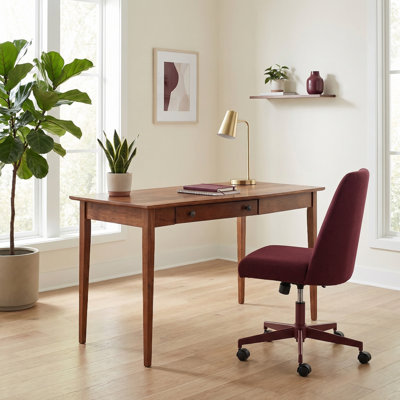 Bureau de base en bois massif Malani