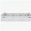 Base de lit plateforme en bois avec 6 tiroirs