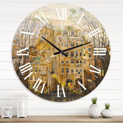 Jardin russe - horloge murale traditionnelle
